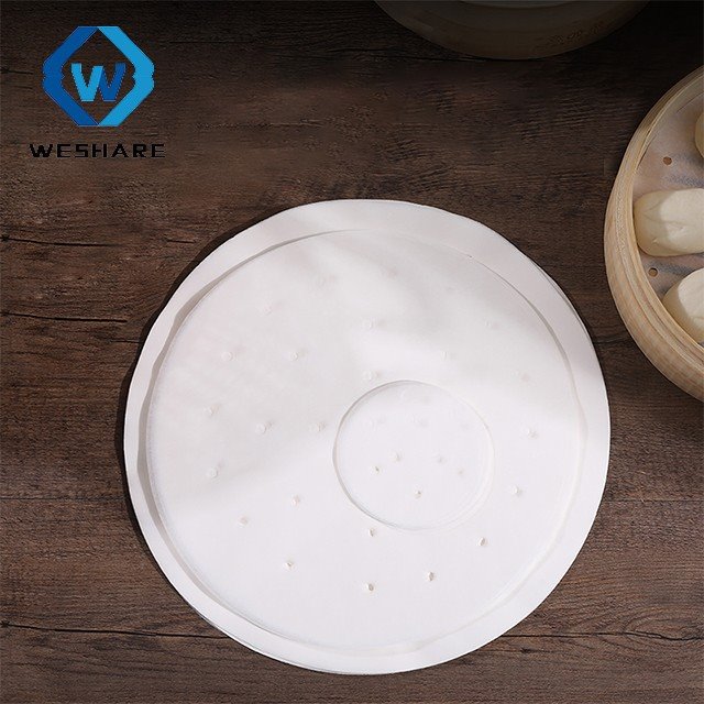 round steamer baking paper sheet